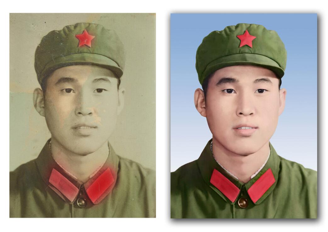 阿拉尔农场破损照片修复-18